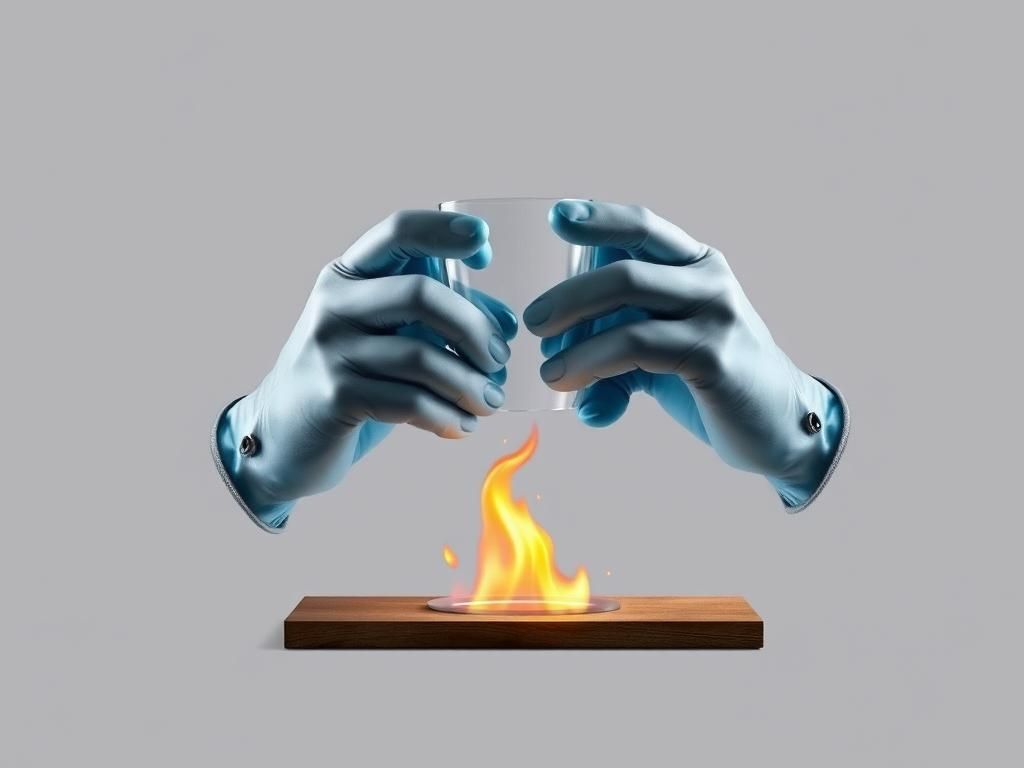 Uso sistematico di guanti antitaglio durante la movimentazione di lastre di vetro