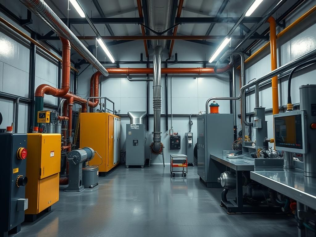 Gestione di emergenza per fuoriuscita di olio idraulico in officina meccanica