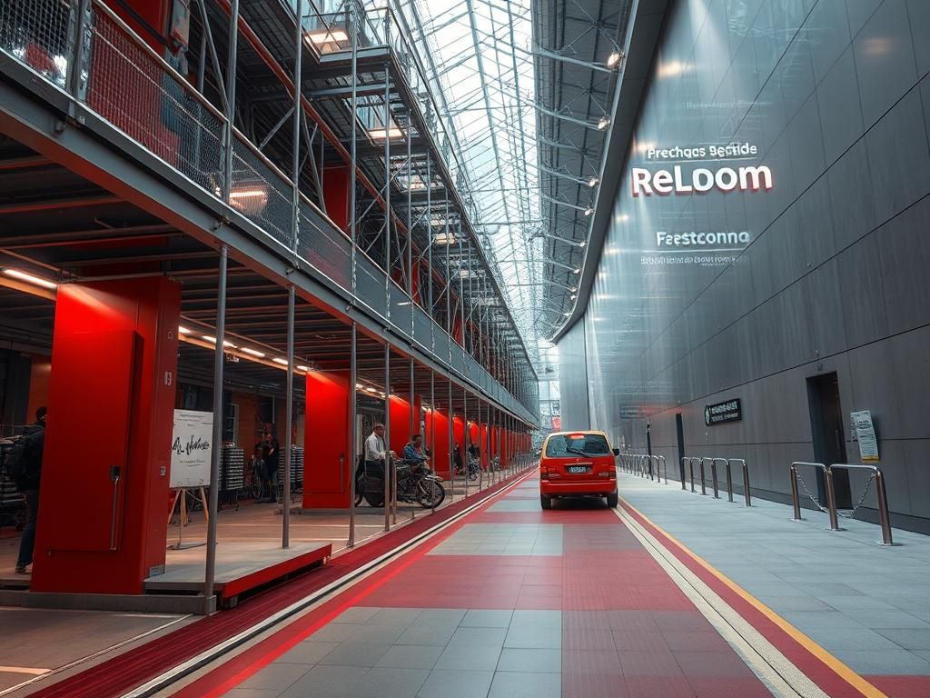 Rischio di schiacciamento tra carrello elevatore e scaffalatura in spazi ristretti