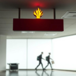 Sequenza corretta per evacuare un ufficio in caso di allarme incendio non confermato