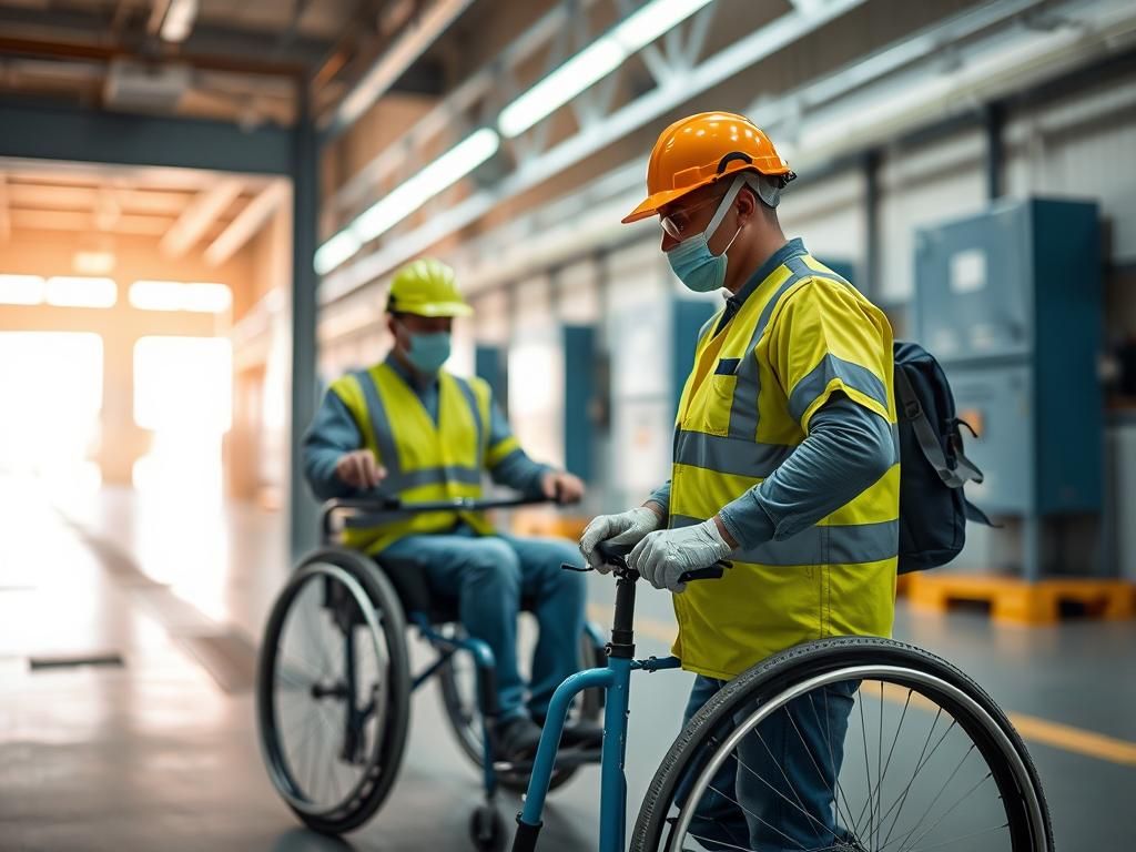 Come guidare l’evacuazione di un reparto con lavoratori disabili